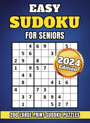 Easy Sudoku for Seniors Large Print