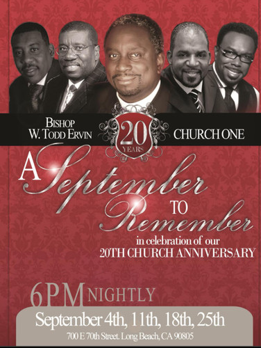 Church One 20th Anniversary Commemorative Souvenir Book