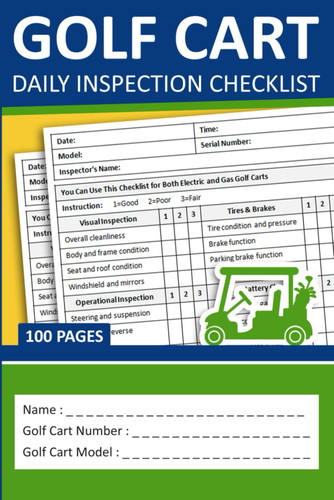 Golf Cart Daily Inspection Checklist