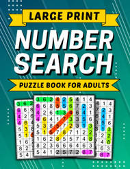 Number Search Puzzle Books for Adults
