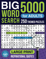 BIG 5000 Word Search for Adults Large Print