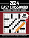 2024 Large Print Easy Crossword Puzzle Book For Adults With Solution