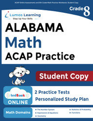 ACAP Online Assessments and 8th Grade Math Practice Workbook Student