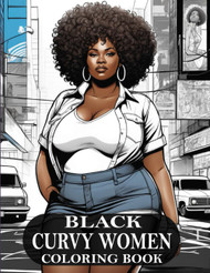 Black Curvy Women Coloring Book