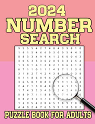 2024 Number Search Puzzle Book For Adults