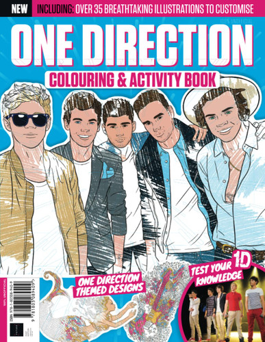One Direction Colouring & Activity Book: Over 35 breathtaking