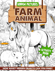 Farm Animal Hidden Pictures Book