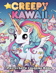 Creepy Kawaii: 25 Pages Pastel Goth Coloring Book