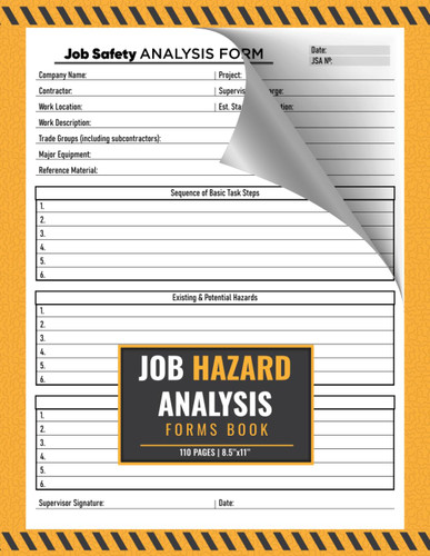 Job Hazard Analysis Forms Book
