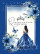 Quinceanera Guest Book Royal Blue and Silver Elegant Floral Roses