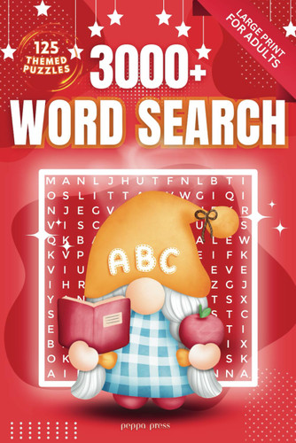 3000+ Word Search Puzzles for Adults Large Print