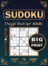 2024 Sudoku Book for Adults