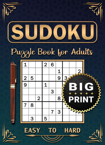 2024 Sudoku Book for Adults