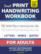 Small Print Handwriting Workbook for Adults