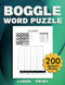 Boggle Word Puzzles Large Print