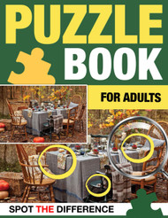 Spot the Difference Puzzle Book for Adults