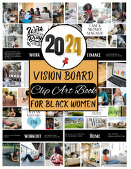 2024 Vision Board Clip Art Book For Black Women