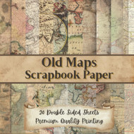 Old Maps Scrapbook Paper