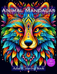 Animal Mandalas Adult Coloring Book