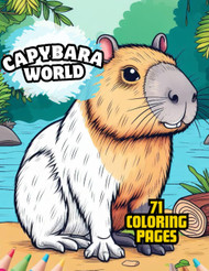 Capybaras coloring book
