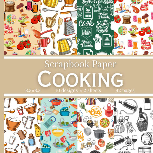 Cooking Scrapbook Paper