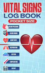 Vital Signs Log Book Pocket Size: Small Record Keeper for Health