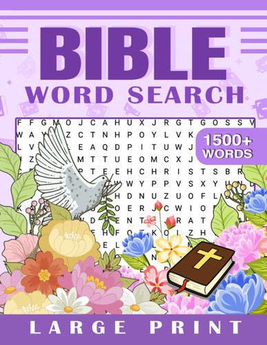 Large Print Bible Word Search Puzzle Book