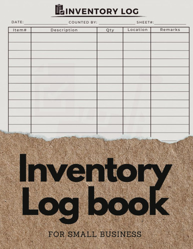 Inventory Log Book for Small Business