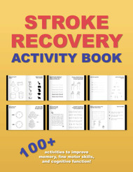 Stroke Recovery Activity Book - 100+ Puzzles for Traumatic Brain