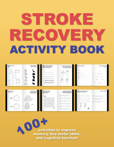 Stroke Recovery Activity Book - 100+ Puzzles for Traumatic Brain