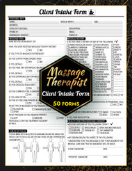Massage Therapist Client Intake Form