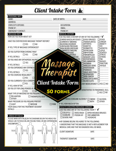 Massage Therapist Client Intake Form