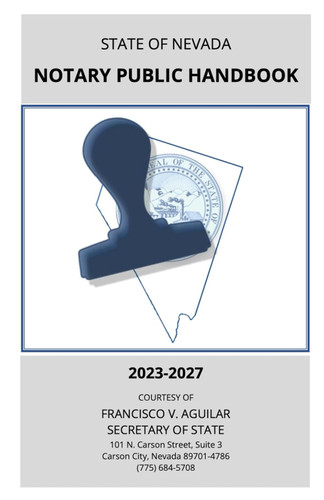 State of Nevada Notary Public Handbook (2023 - 2027)