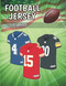 Football Jersey coloring Book: All 32 teams jerseys ready to color