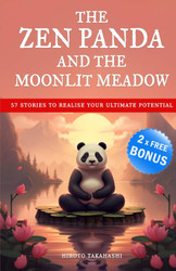 The Zen Panda and the Moonlit Meadow