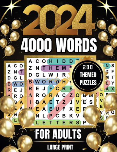 4000 Word Search for Adults Large Print