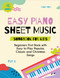 Easy Piano Sheet Music Songbook for Kids