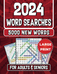 2024 Word Search Puzzle Books For Adults & Seniors Large Print - 5000