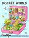 Pocket World: Adult Coloring Book with Miniature Worlds inside Tiny