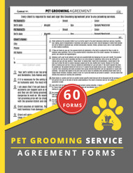 Pet Grooming Service Agreement Forms