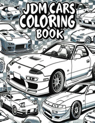 Japanese Cars Coloring Book for Car Lovers
