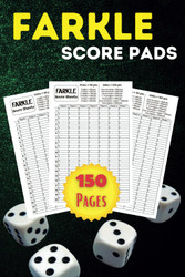 Farkle Score Sheets: Farkle Score Cards Farkle Score Book 6 x 9