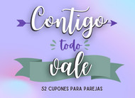 Contigo todo vale: 52 cupones para parejas [Spanish Edition]