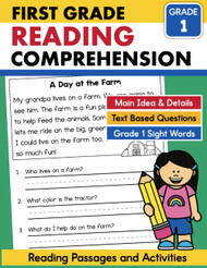 1st Grade Reading Comprehension Passages and Activities Workbook Ages