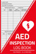 AED Inspection Log Book: Automated External Defibrillator