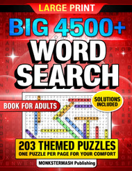 Big 4500+ Word Search Book for Adults