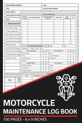 Motorcycle Maintenance Log Book