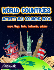 World Countries Activity and Coloring Book