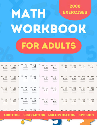 Math Workbook For Adults