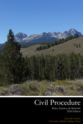 Civil Procedure Rules Statutes & Materials